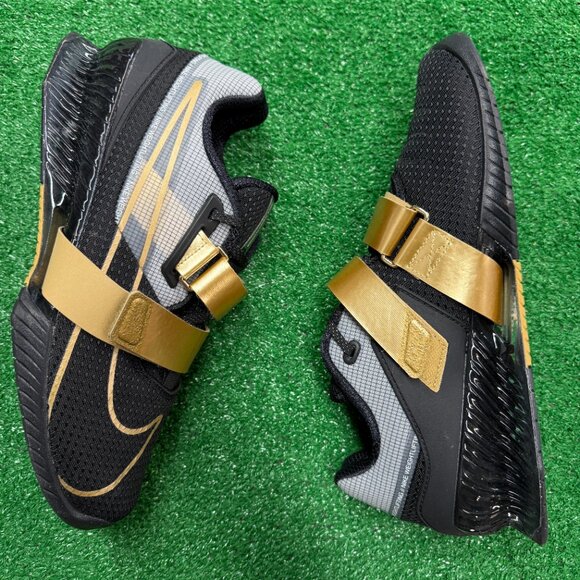 Nike Romaleos 4 Black Mens Weightlifting Shoes CD3463-001 VNDS Sz 10 - Picture 3 of 7